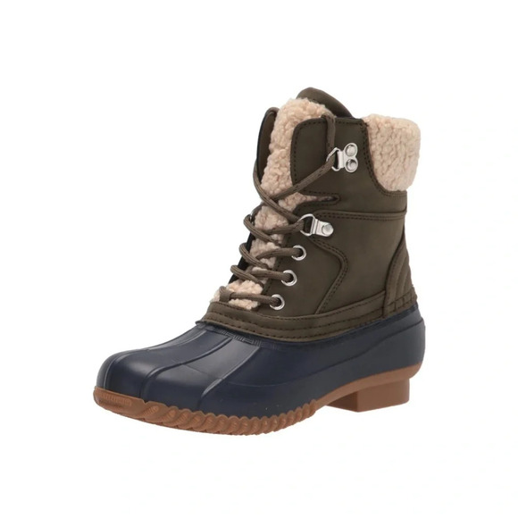 Tommy Hilfiger Women’s  Rainah Snow Duck Boot Rain Dark Blue Size 7 M NEW In Box - Picture 1 of 8